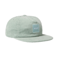Huf Box Logo Cord Mint 5 Panel Hat