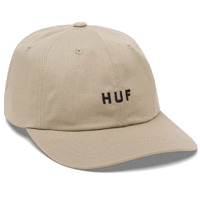Huf Set OG Curved Visor Oatmeal 6 Panel Hat