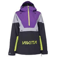 Nikita Willow Pullover Womens Black Small 15K 2022 Snowboard Jacket