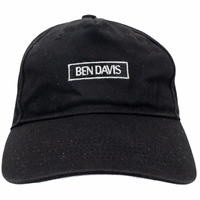 Ben Davis Adjustable Strap Back Black Cap Used Vintage