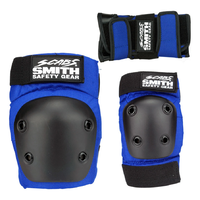 Smith Scabs Tri Pack Blue Youth Pads Set