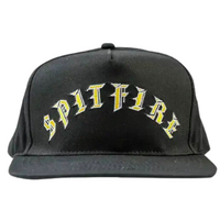 Spitfire Old Arch Black Gold Adjustable Snapback Cap