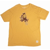 The Retro Brand Devil Yellow 2X-Large T-Shirt Used Vintage