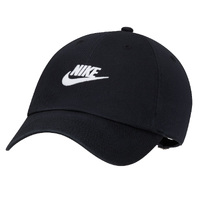 Nike Club Black Futura Wash Unisex Strapback Cap