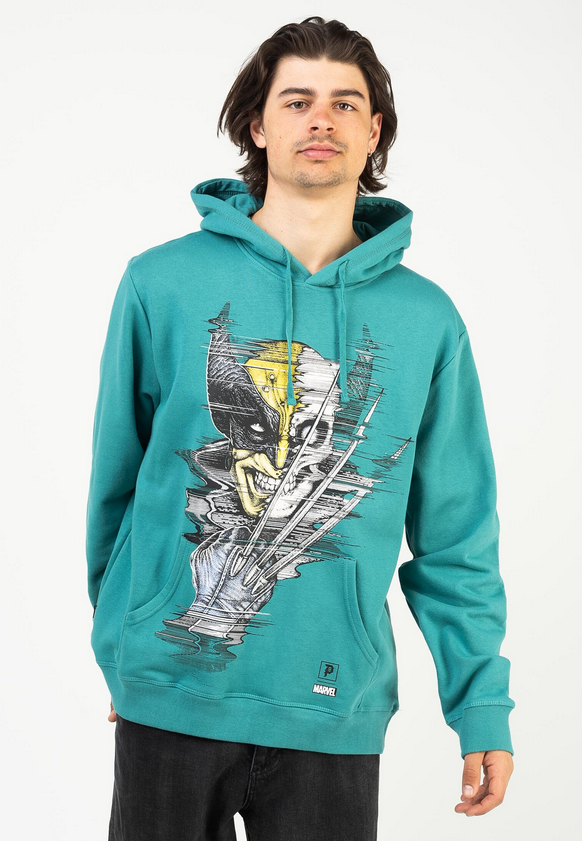Primitive x Marvel Wolverine Teal Mens 