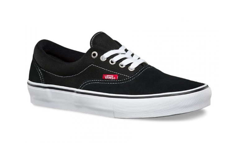 vans era pro black white gum