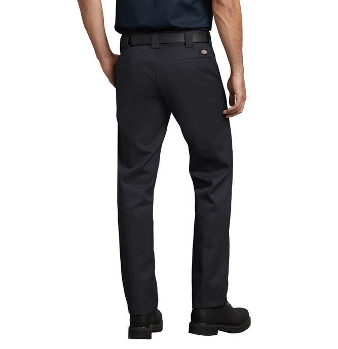black slim work pants