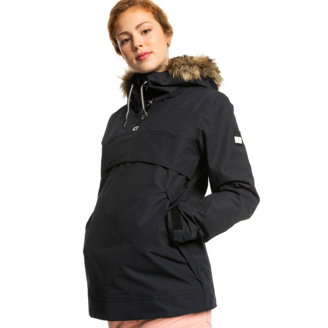 10K 2023 Roxy Jacket True Womens Black Shelter Snowboard