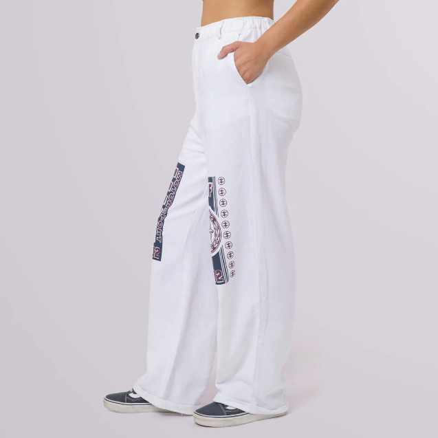 HUF Lightweight Baggie Off White Womens Pants