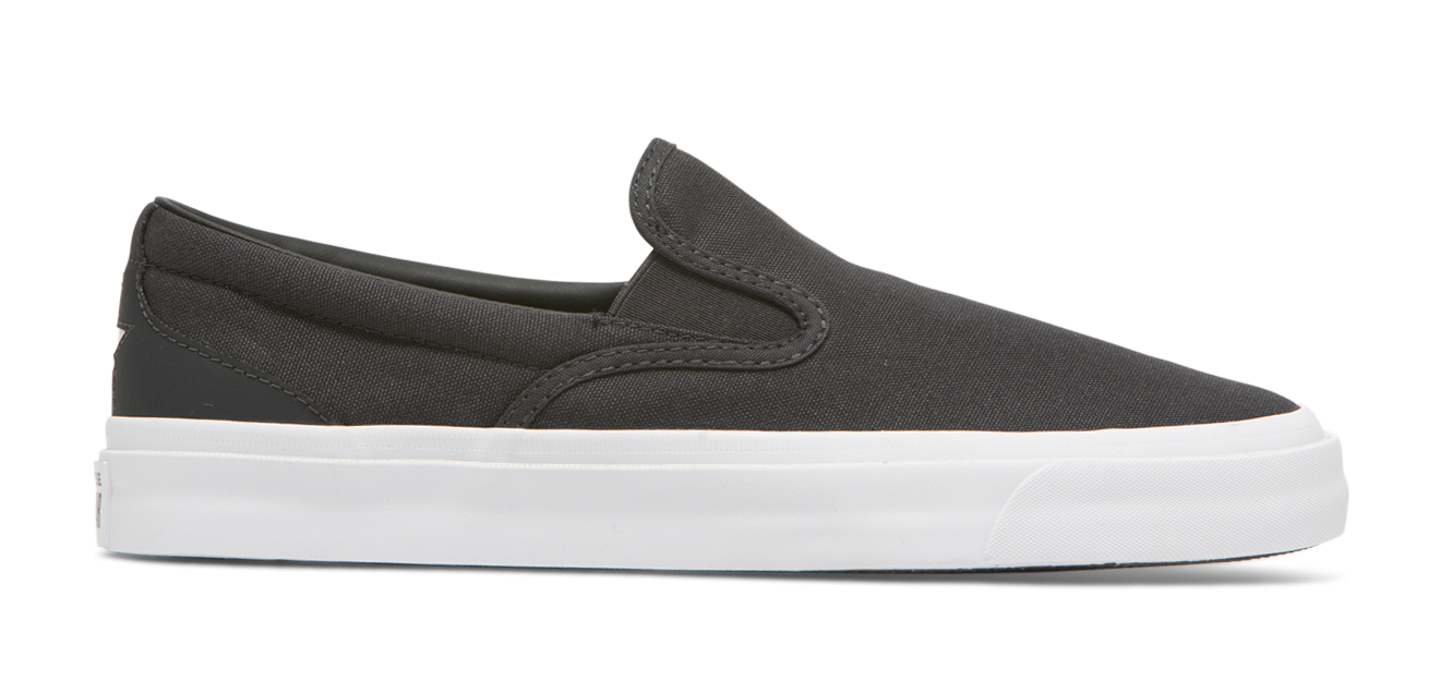 converse one star cc slip almost black white mens cc slip