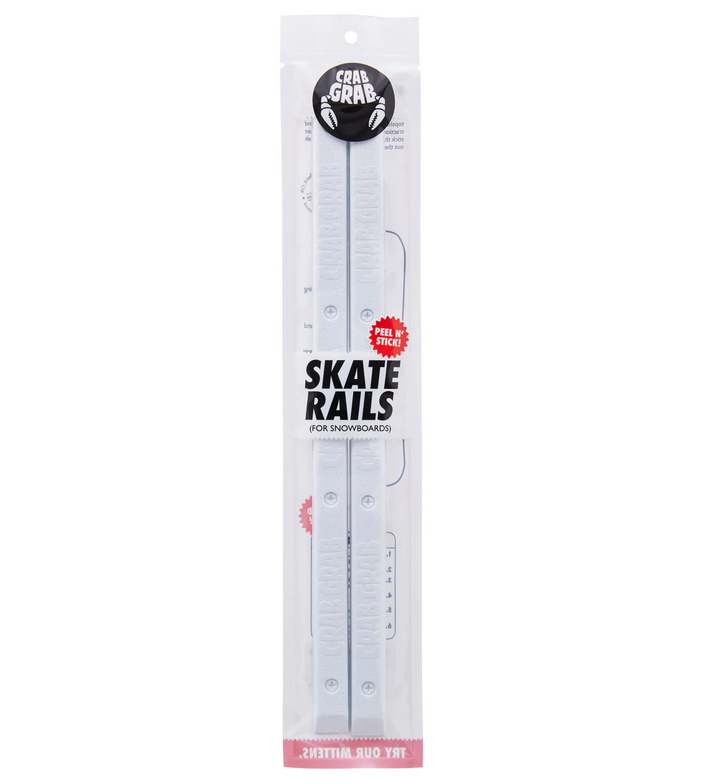 Crab Grab Skate Rails White Stomp Pad