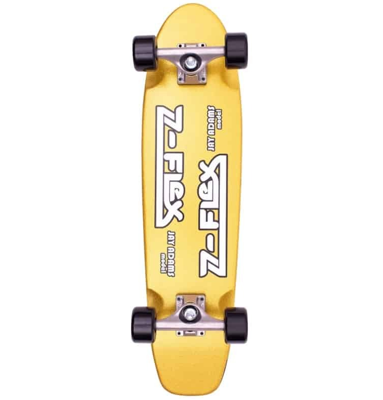 Z Flex Metalflake Jay Adams Gold 7 5 29 0 Complete Cruiser Skateboard Boardersonline Com Au