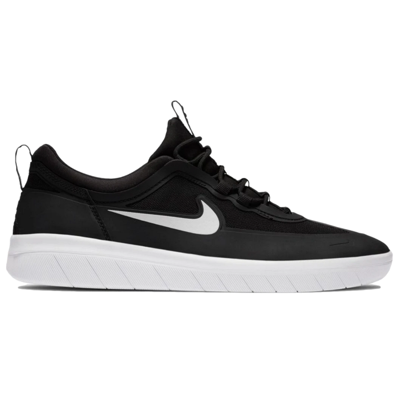 lobo barco Locura Nike SB Nyjah Free 2 Black White Black Mens Skate Shoes |  Boardersonline.com.au