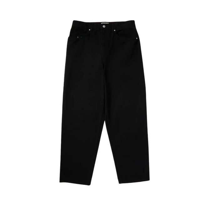 Huf Cromer Washed Black Mens Baggy Pants | Boardersonline.com.au