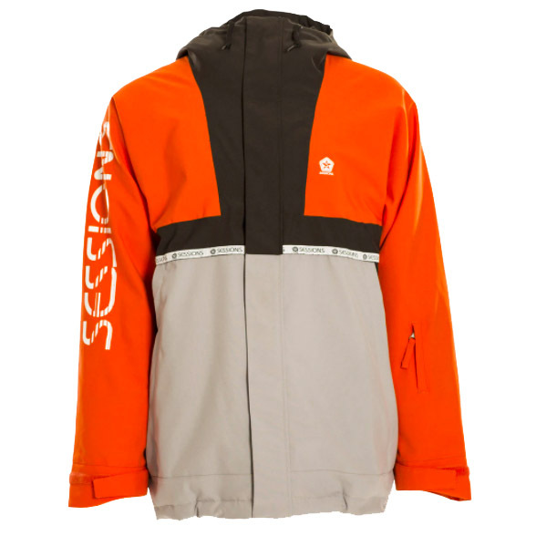 orange snowboard jacket