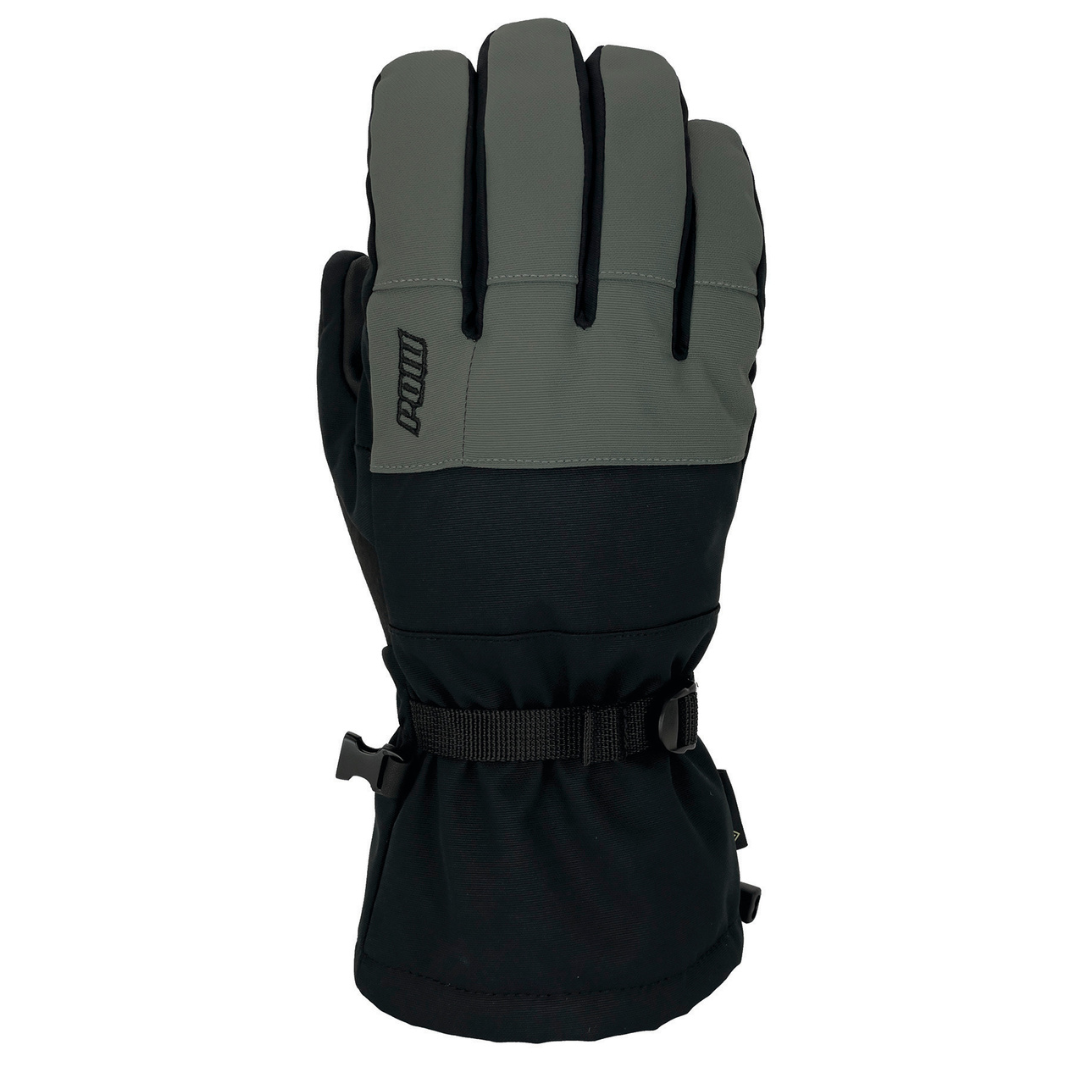 POW Trench GTX Grey Mens Snowboard Gloves