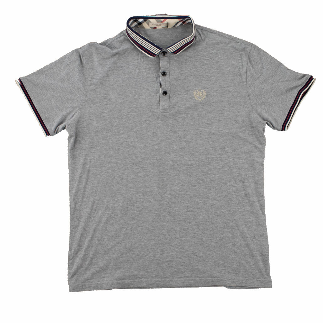 Burberry Brit Grey Youth X Large Polo Collared Shirt Boardersonline