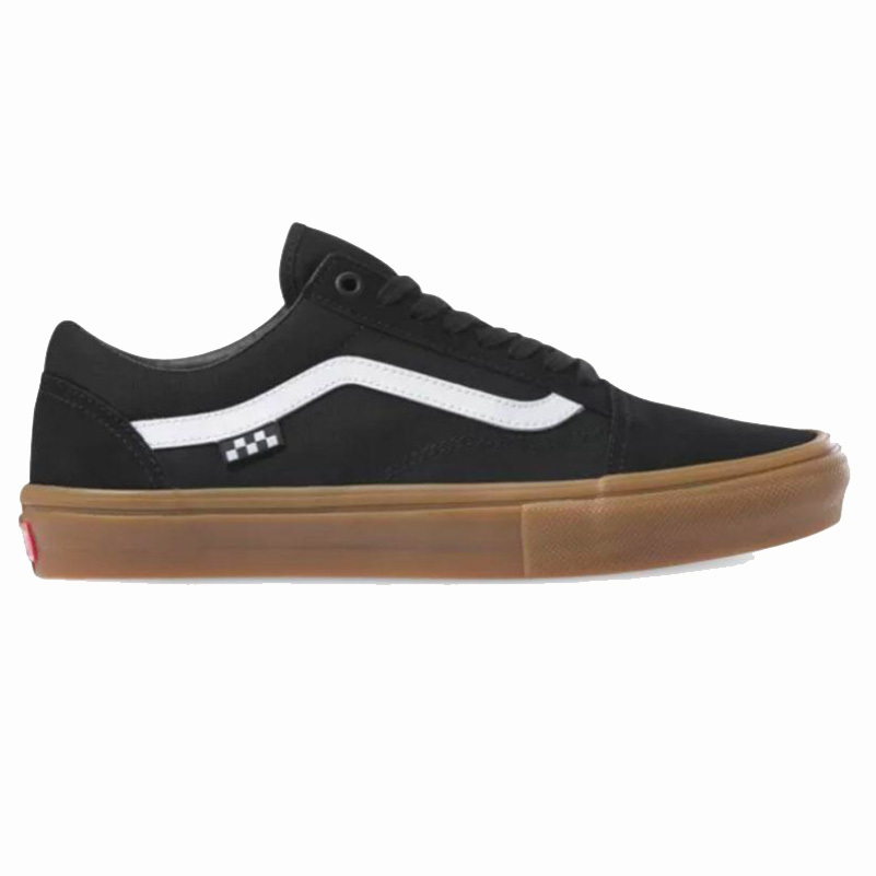 vans black suede gum sole