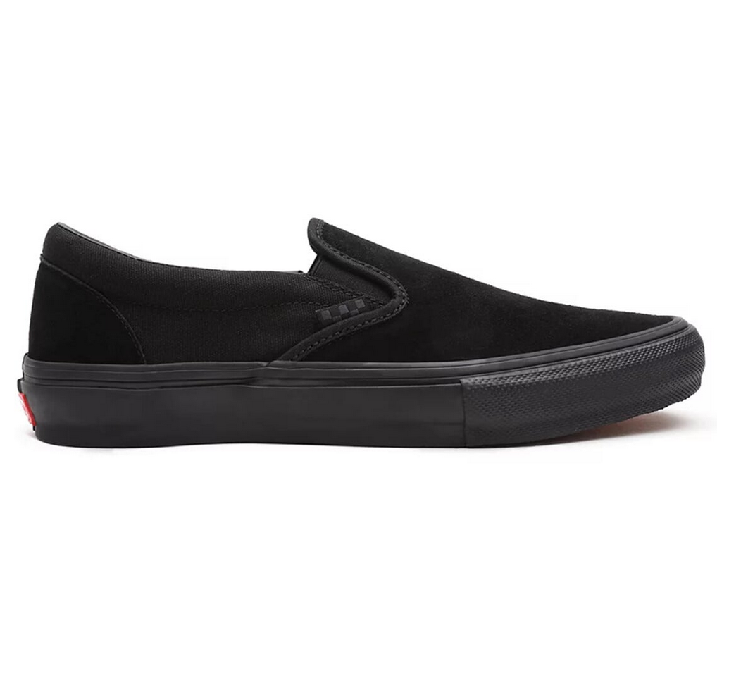Vans Skate Slip-On Black Black Mens Skateboard Shoes 