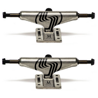 Silver M-Class Hollows Polished Silver Skateboard Trucks