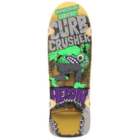 Heroin Curb Crusher XL Gold Foil 10.25" Skateboard Deck