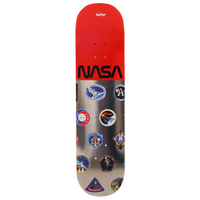 Habitat NASA Array Red 8.125" Skateboard Deck