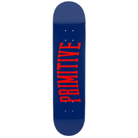 Primitive Collegiate Navy 7.5" Skateboard Deck