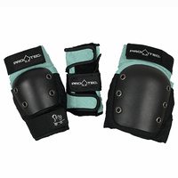 ProTec Street Gear Junior Sky Brown Skateboard 3 Pack Pads Set