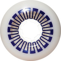 Type-S Soft Blend White Blue 58mm 96a Skateboard Wheels