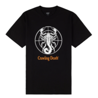Crawling Death Scorpion Target Black Mens Shirt