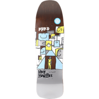 Krooked Barbee Trifecta Brown 9.5" Skateboard Deck