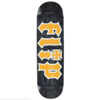 Flip HKD Gothic 8.13" Yellow Skateboard Deck
