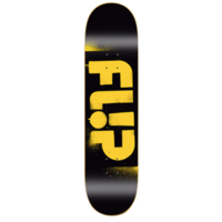 Flip Odyssey Stencil 8.25" Yellow Skateboard Deck