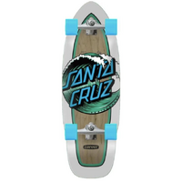 Santa Cruz Wave Dot Cut Back Surf Skate 9.75" 29.95" Complete Cruiser Skateboard