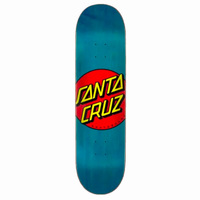 Santa Cruz Classic Dot Woodgrain Blue 8.5" Skateboard Deck