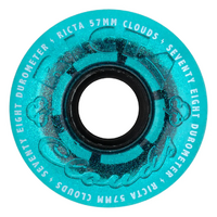 Ricta Clouds Iridescent Blue 57mm 78a Skateboard Wheels