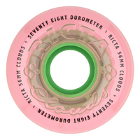 Ricta Clouds Watermelon Pink 56mm 78a Skateboard Wheels