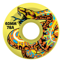 Slime Balls Jeff Kendall Snake OG Slime Yellow 60mm 78a Skateboard Wheels