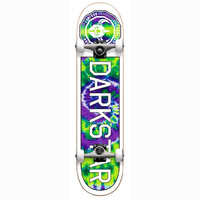 Darkstar Timeworks Green Tie Dye 8.25" Complete Skateboard