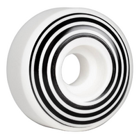 Hazard CP Formula Classic Radial Swirl White 55mm 101a Skateboard Wheels