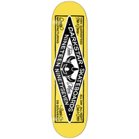 Darkstar General Yellow 7.25" Mini Skateboard Deck