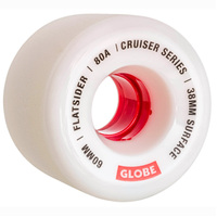 Globe Flatsider White 60mm 80a Skateboard Wheels
