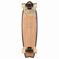 Globe Chromantic White Oak Jaguar 9.5" 33" Complete Cruiser Skateboard