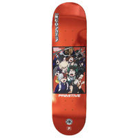 Primitive X My Hero Academia Red 8.125" Skateboard Deck