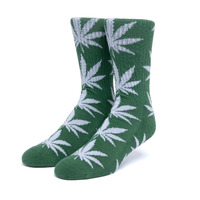 HUF Worldwide Plantlife Forest Green Socks