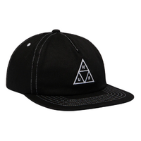 HUF Set Triple Triangle Black White Snapback Hat