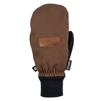 Rome Team Canvas Brown Mens 2019 Snowboard Mitts