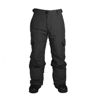Ride Phinney Insulated Black Mens 10K 2018 Snowboard Pants
