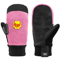 Rad Crew Sucker Pink Mens Snowboard Mitts