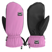 Rad Squad Baby Pink Mens Snowboard Mitts